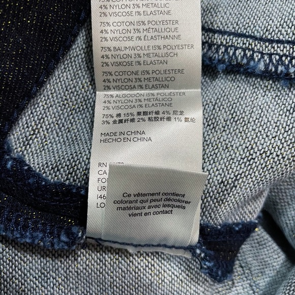 Anthropologie Pilcro Shimmer High-Rise Leggings NWT SZ 16W, 18W - Picture 6 of 10